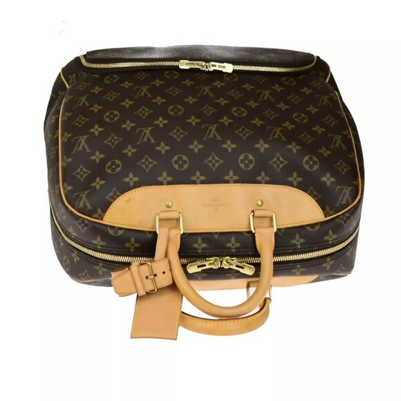 LOUIS VUITTON LV Logo Evasion Hand Bag Monogram Leather Brown M41443 75RK672 - Picture 5 of 15